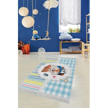 Covor, ELS504, 100x200 cm, Catifea, Multicolor