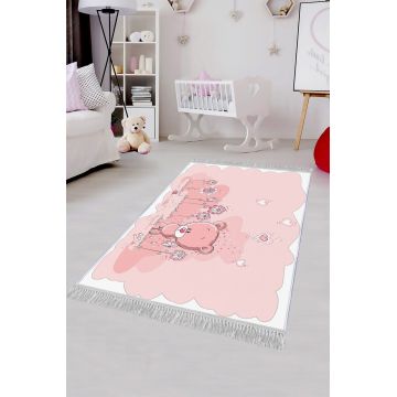 Covor, ELS554, 100x200 cm, Catifea, Multicolor
