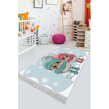 Covor, ELS556, 80x200 cm, Catifea, Multicolor