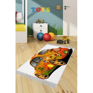 Covor, ELS571, 100x200 cm, Catifea, Multicolor