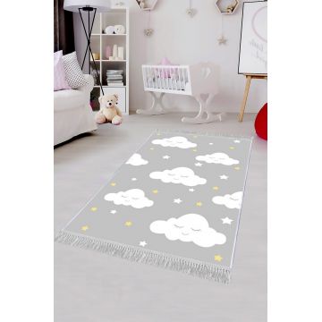 Covor, ELS583, 100x200 cm, Catifea, Multicolor ieftin