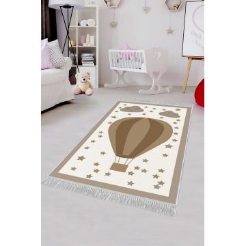 Covor, ELS587, 100x200 cm, Catifea, Multicolor ieftin