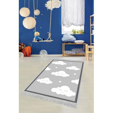 Covor, ELS597, 100x200 cm, Catifea, Multicolor ieftin