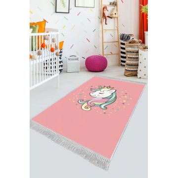 Covor, ELS626, 100x200 cm, Catifea, Multicolor ieftin