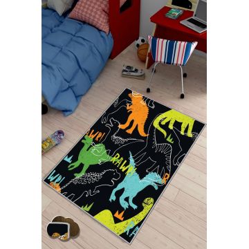 Covor de hol, EXFAB118, 80x150 cm, Poliester, Multicolor