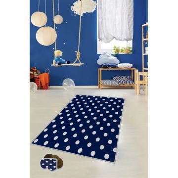 Covor de hol, EXFAB52, 100x150 cm, Poliester, Multicolor ieftin