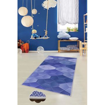 Covor de hol, HMNT501, 100x150 cm, Poliester, Multicolor ieftin