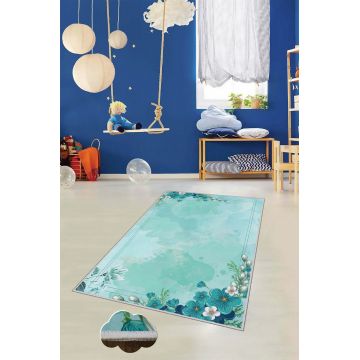 Covor de hol, HMNT504, 100x150 cm, Poliester, Multicolor ieftin