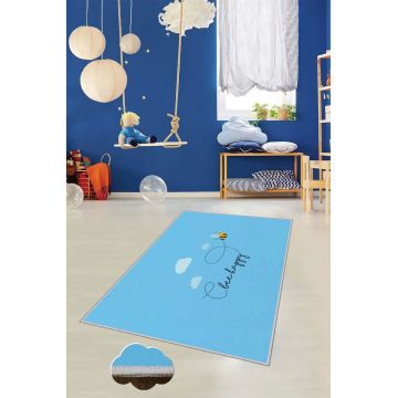 Covor de hol, HMNT509, 100x150 cm, Poliester, Multicolor ieftin