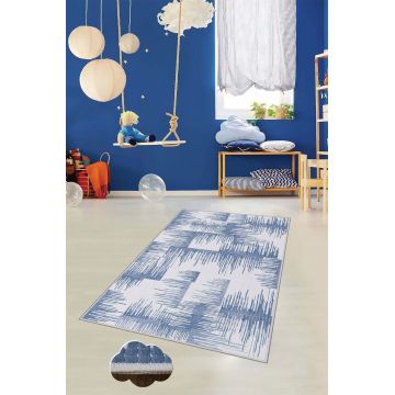 Covor de hol, HMNT528, 100x150 cm, Poliester, Multicolor ieftin