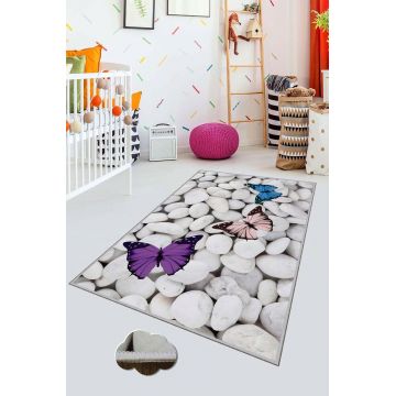 Covor de hol, HMNT530, 100x150 cm, Poliester, Multicolor ieftin