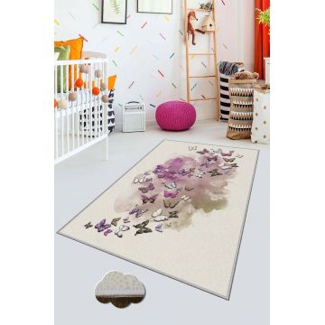 Covor de hol, HMNT531, 100x150 cm, Poliester, Multicolor ieftin