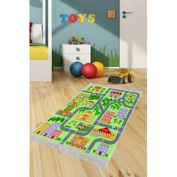 Covor, ELS547, 180x280 cm, Catifea, Multicolor