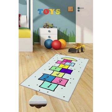 Covor pentru copii, HMNT507, 60x100 cm, Multicolor