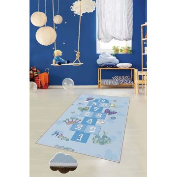 Covor pentru copii, HMNT534, 80x50 cm, Multicolor
