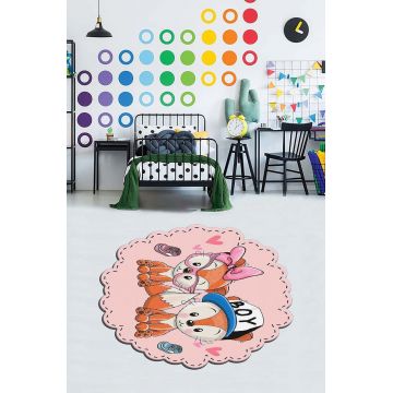 Covor pentru copii, HMNT934, 80x50 cm, Multicolor
