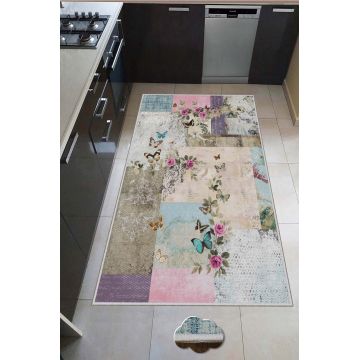 Covor, HMNT558, 80x150 cm, Poliester, Multicolor ieftin