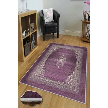 Covor de hol, HMNT652, 80x150 cm, Poliester, Multicolor