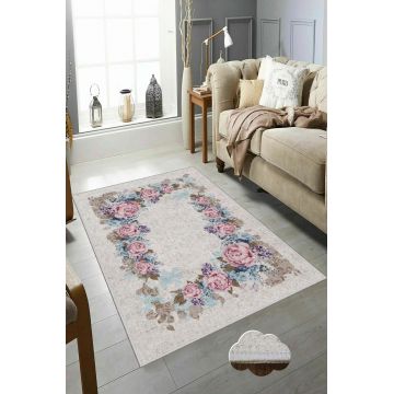 Covor, HMNT663, 80x150 cm, Poliester, Multicolor