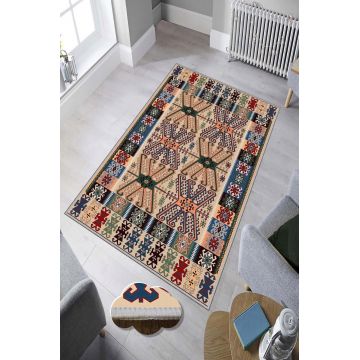 Covor, HMNT811, 80x150 cm, Poliester, Multicolor