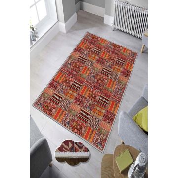Covor, HMNT868, 80x150 cm, Poliester, Multicolor