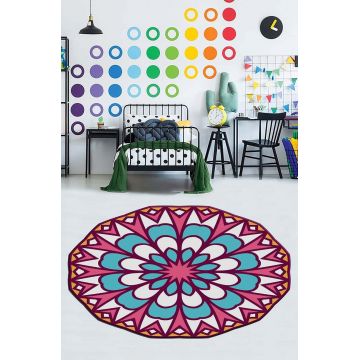 Covor, HMNT943, 80x300 cm, Poliester, Multicolor