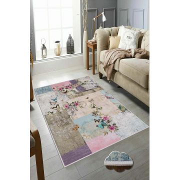 Covor, HMNT674, 120x180 cm, Poliester, Multicolor