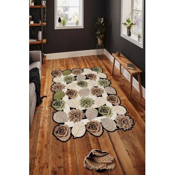 Covor, Hmnt967, 50x80 cm, Multicolor ieftin