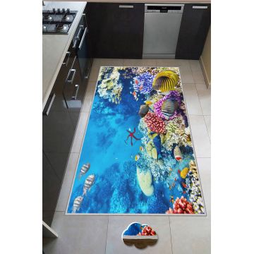 Covor, Wookece166, 60x100 cm, Multicolor
