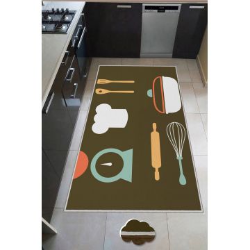 Covor, Wookece177, 50x80 cm, Multicolor