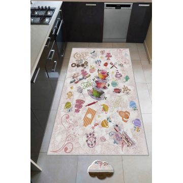 Covor, Wookece243, 60x100 cm, Multicolor