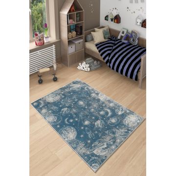 Covor de hol, W1010, 100x150 cm, Poliester, Multicolor ieftin