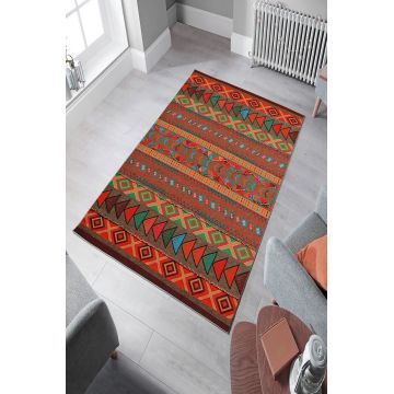 Covor de hol, W1095, 100x150 cm, Poliester, Multicolor ieftin