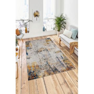 Covor de hol, W1161, 80x150 cm, Poliester, Multicolor