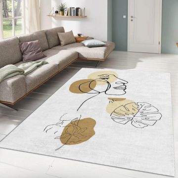 Covor, ALHO CARPET-13A , 80x140 cm, Poliester, Multicolor