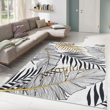 Covor, ALHO CARPET-2A , 100x140 cm, Poliester, Multicolor ieftin