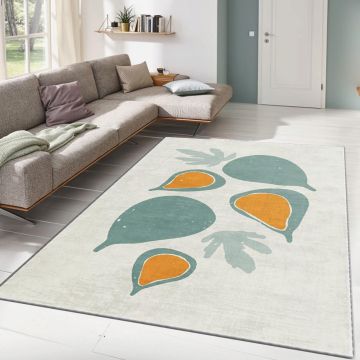 Covor, ALHO CARPET-36A , 100x140 cm, Poliester, Multicolor