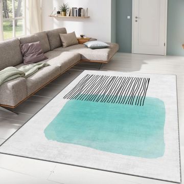 Covor, ALHO CARPET-43A , 120x180 cm, Poliester, Multicolor ieftin