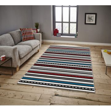 Covor, ASR CRPT-105 , 100x140 cm, Poliester, Multicolor