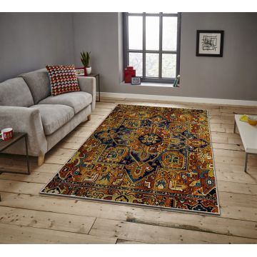 Covor, ASR CRPT-109 , 100x140 cm, Poliester, Multicolor ieftin