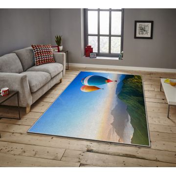 Covor, ASR CRPT-11 , 100x140 cm, Poliester, Multicolor ieftin