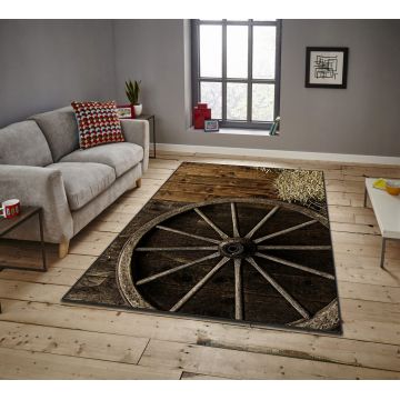 Covor, ASR CRPT-17 , 100x180 cm, Poliester, Multicolor ieftin