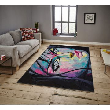 Covor, ASR CRPT-22 , 80x140 cm, Poliester, Multicolor