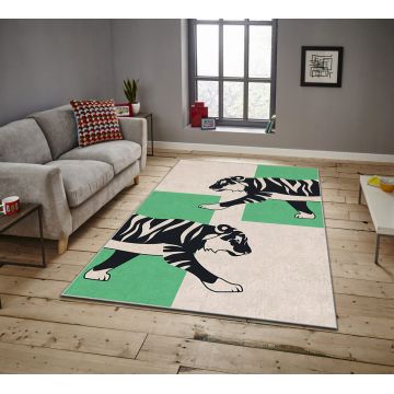 Covor, ASR CRPT-41 , 80x140 cm, Poliester, Multicolor ieftin