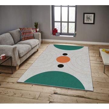 Covor, ASR CRPT-48 , 100x140 cm, Poliester, Multicolor