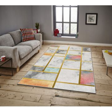Covor, ASR CRPT-86 , 80x140 cm, Poliester, Multicolor ieftin