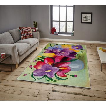 Covor, ASR CRPT-9 , 80x140 cm, Poliester, Multicolor