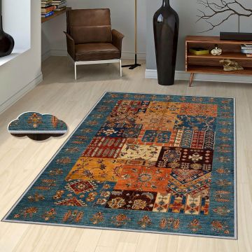 Covor, EEXFAB445, 80x300 cm, Poliester, Multicolor ieftin