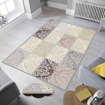 Covor, EEXFAB550, 80x150 cm, Poliester, Multicolor