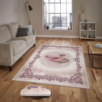Covor, EEXFAB645, 80x150 cm, Poliester, Multicolor